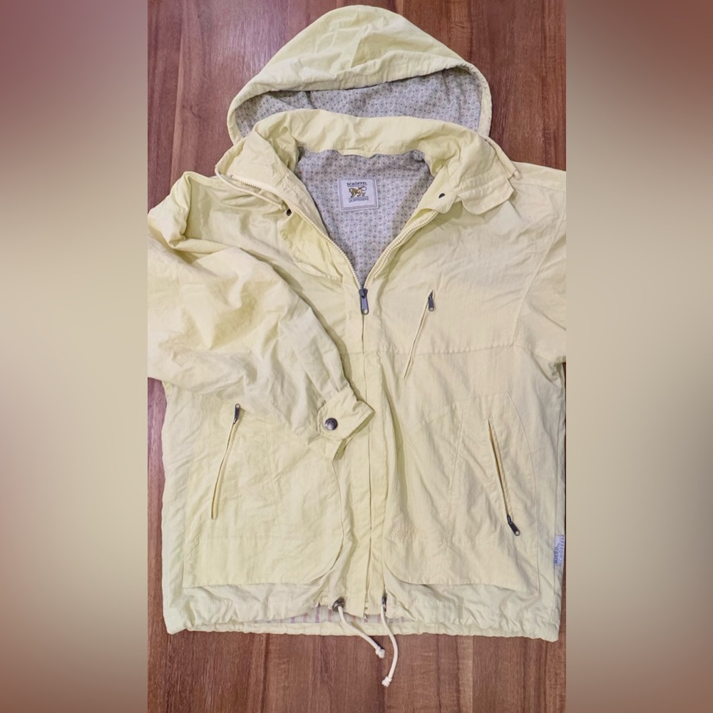 micro by SCHÖFFEL pale yellow windbreaker - raincoat size M/L